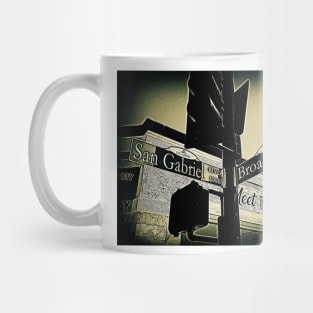 San Gabriel Boulevard & Broadway, San Gabriel, California by Mistah Wilson Mug